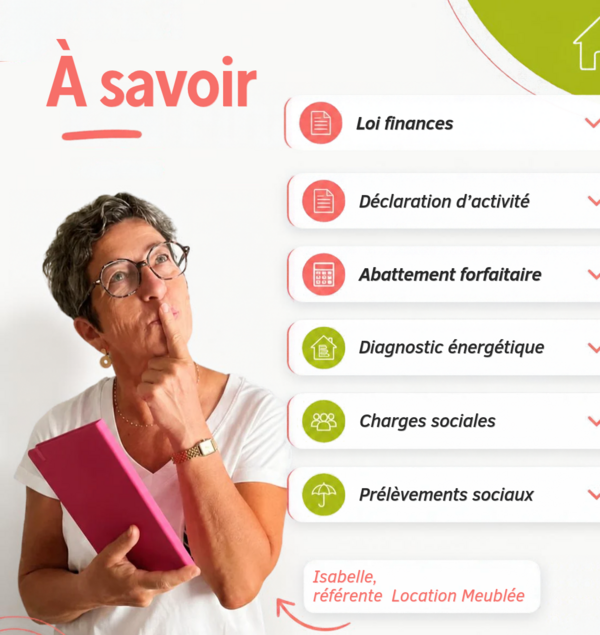 Isabelle votre référente location meublée